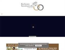 Tablet Screenshot of bochumer-trauringstudio.de